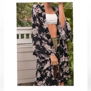 Spiritual Gangster Floral Kimono